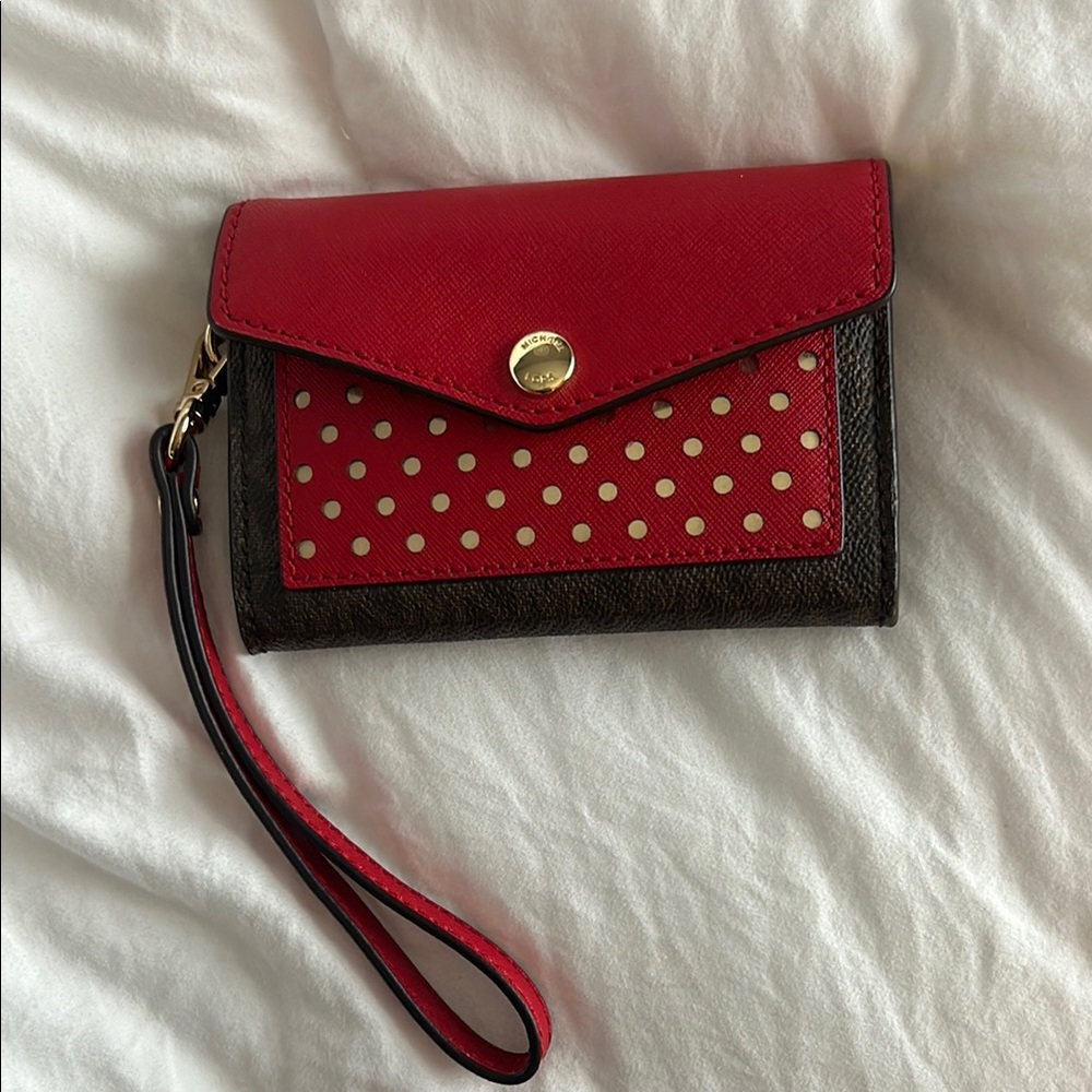 Stylish Red and Brown Women's Wallet